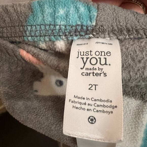 Just One You/Carter’s Llama 2 piece pajama set Size 2T - Picture 6 of 8